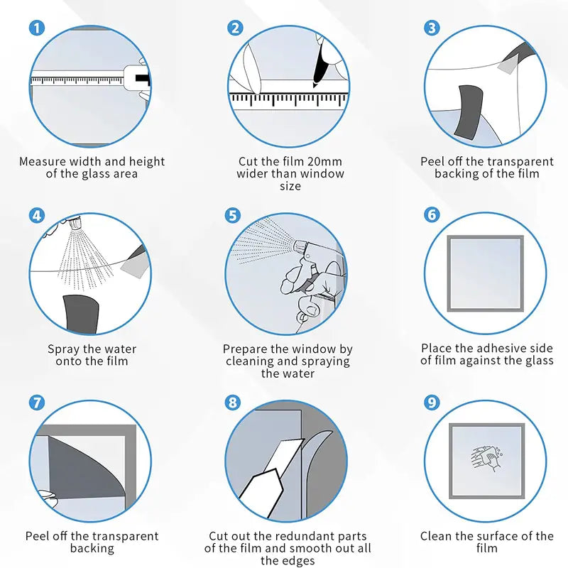 One-Way Daytime Privacy Window Film - Brown-Silvery