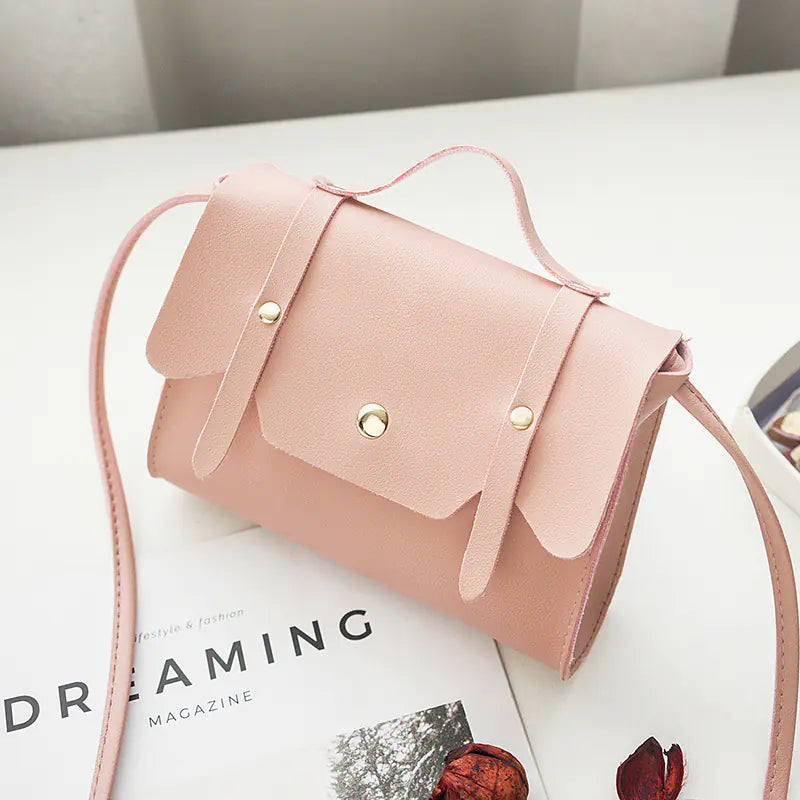 Trendy Crossbody Shoulder Bag with Lock Closure