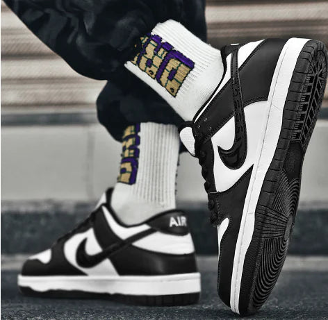 Pure White Dunk AJ1 Low Basketball Shoes for Couples