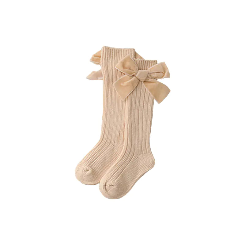 Bowknot Woolen Baby Socks for Infant Comfort