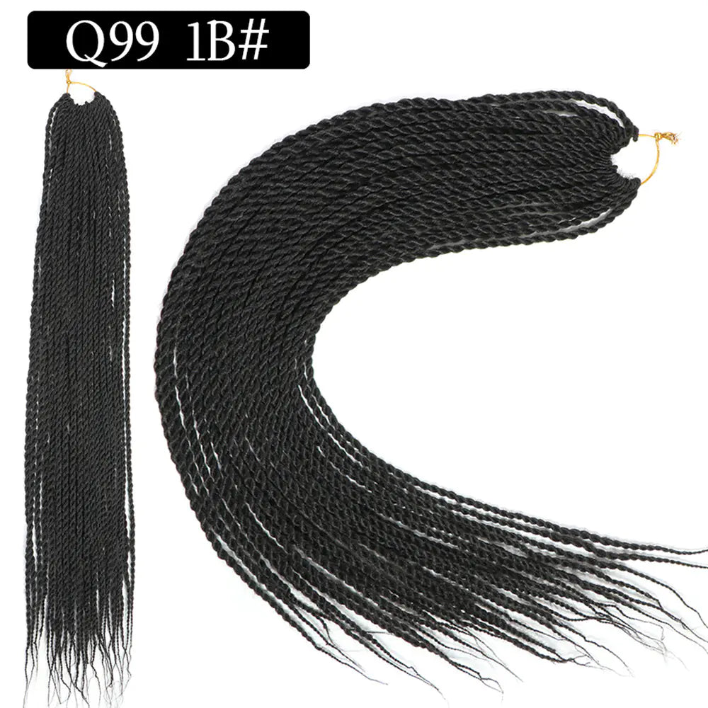 African Twist Braid Synthetic Hair Wig for Wholesale