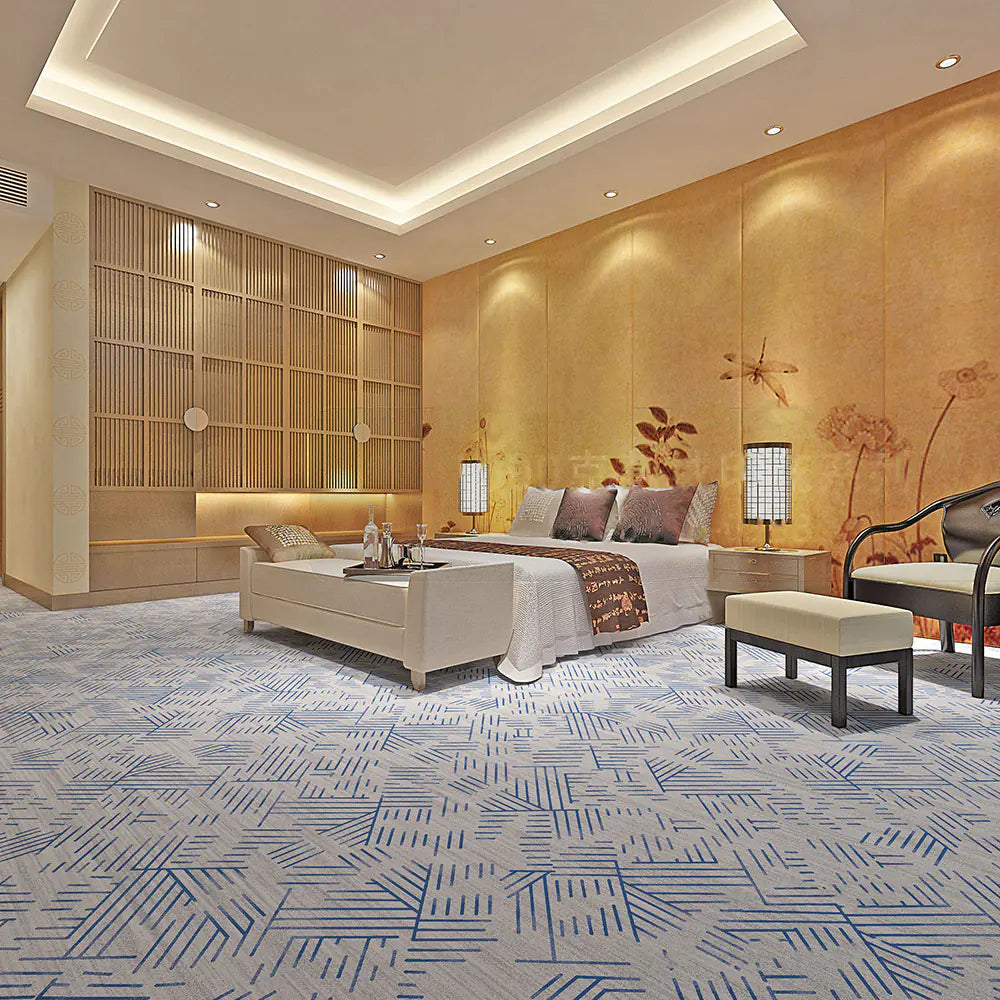 Simple Hotel Carpet for Rooms, Corridors, and Halls