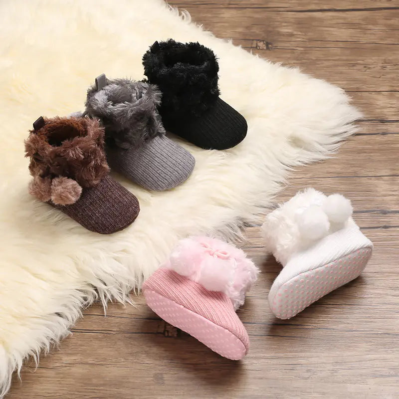 Cotton Snow Boots for Baby Girls 0-1 Year Old