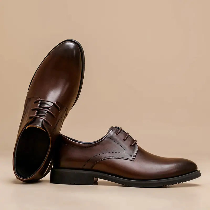Men's British Style Leather Shoes in Cowhide