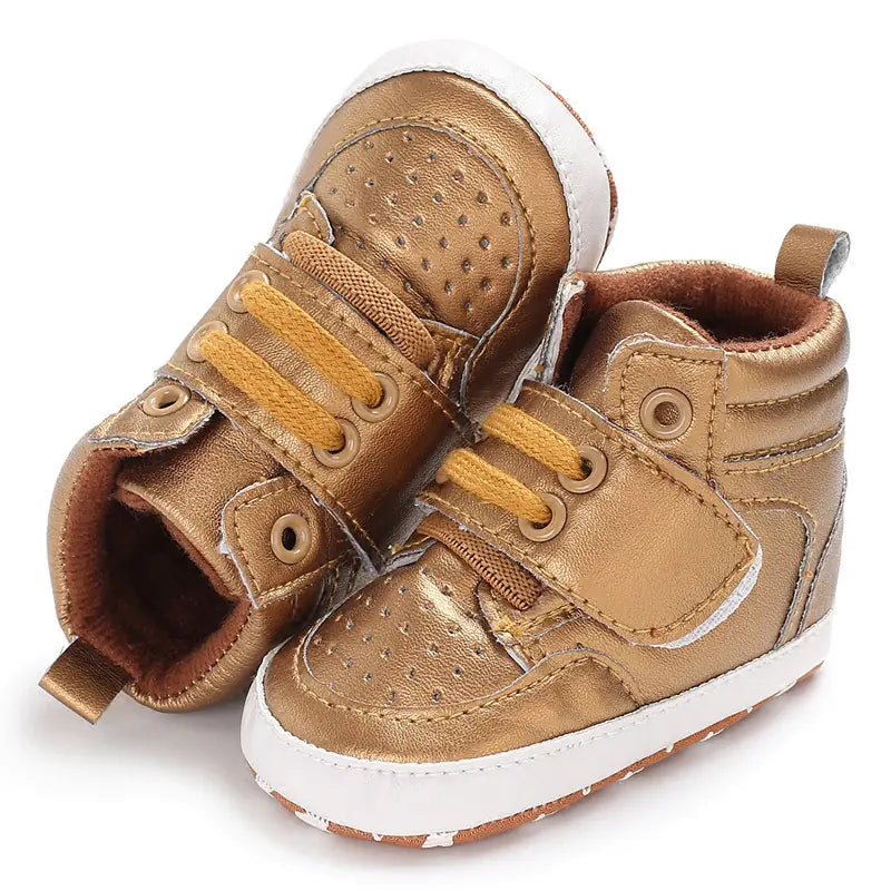 High-Top Soft Sole Non-Slip Baby Shoes for Boys