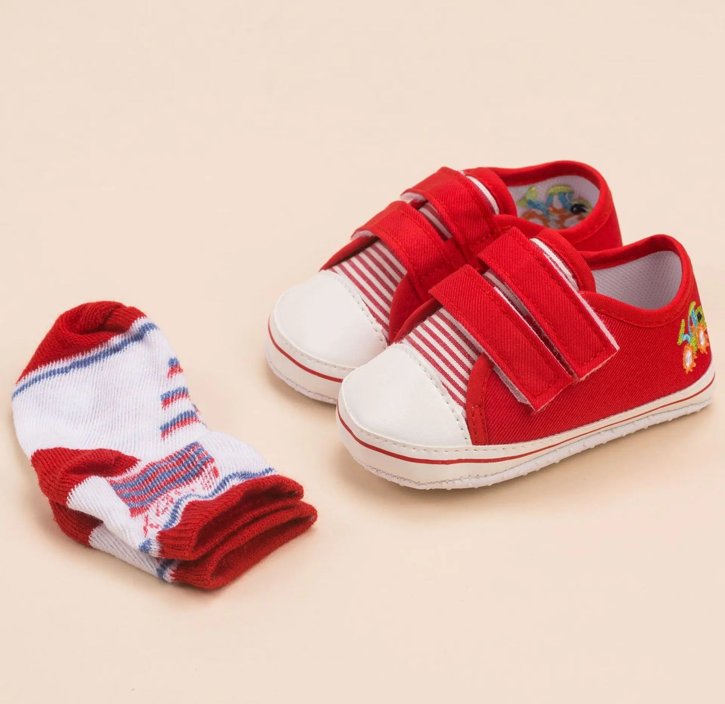 Direct Sale Soft Sole Non-Slip Baby Shoes Set