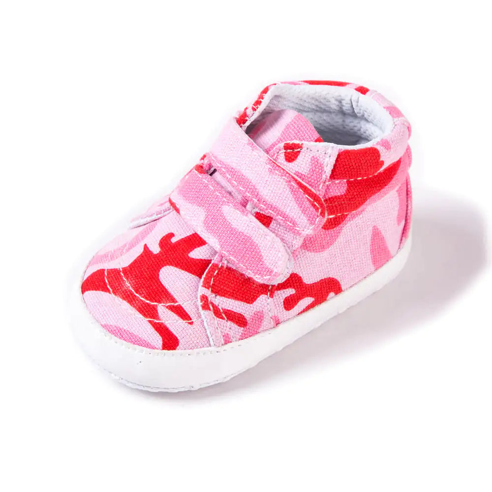 Camouflage Canvas Double Strap Baby Shoes
