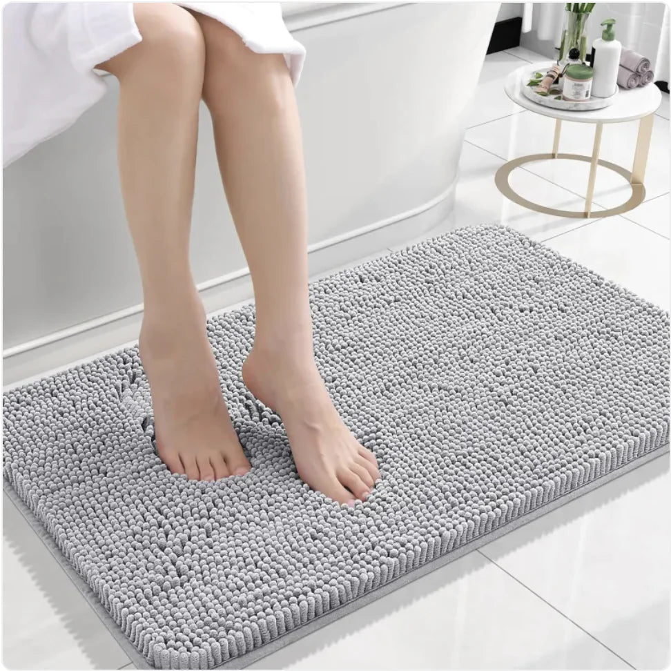 Long Chenille Absorbent Non-Slip Floor Mat