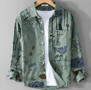 Men's Beaumont Long Sleeve Shirt - Casual Loose Fit