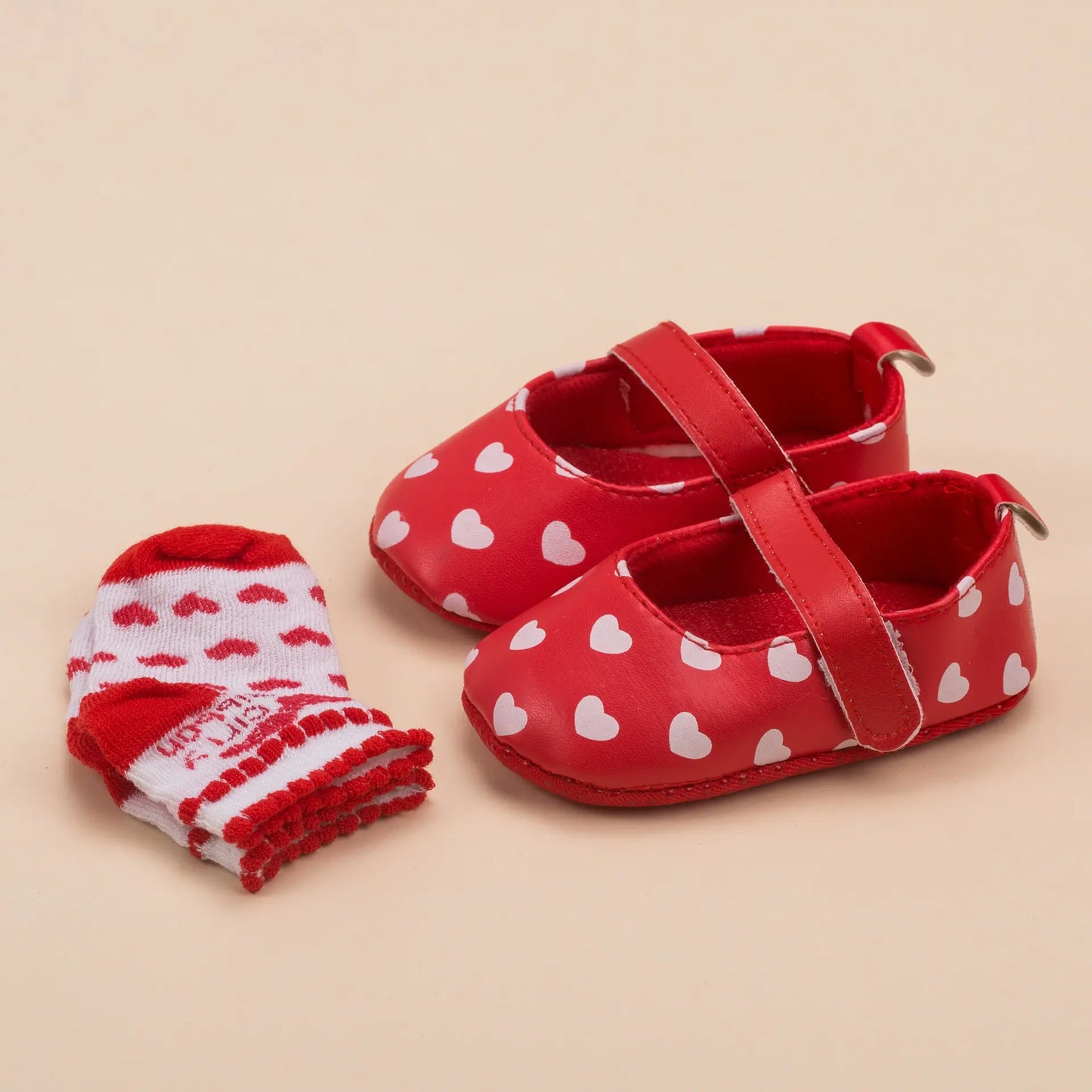 Direct Sale Soft Sole Non-Slip Baby Shoes Set