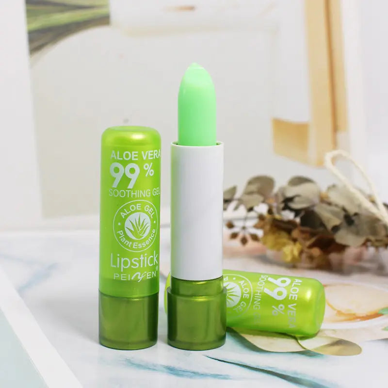 Aloe Color Changing Lipstick - Moisturizing & Waterproof