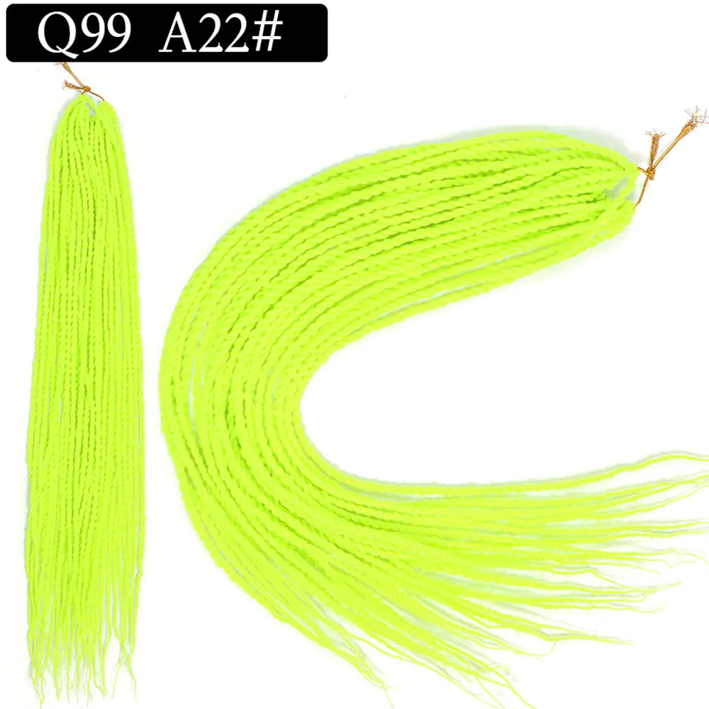 African Twist Braid Synthetic Hair Wig for Wholesale