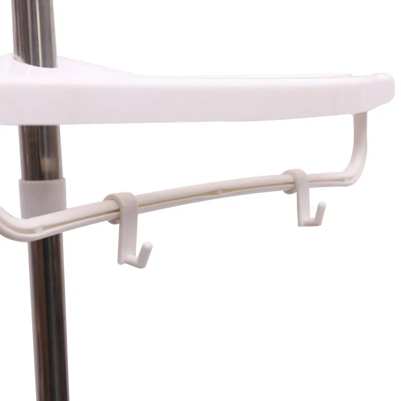 Bathroom Storage Rack Punch Free Telescoping
