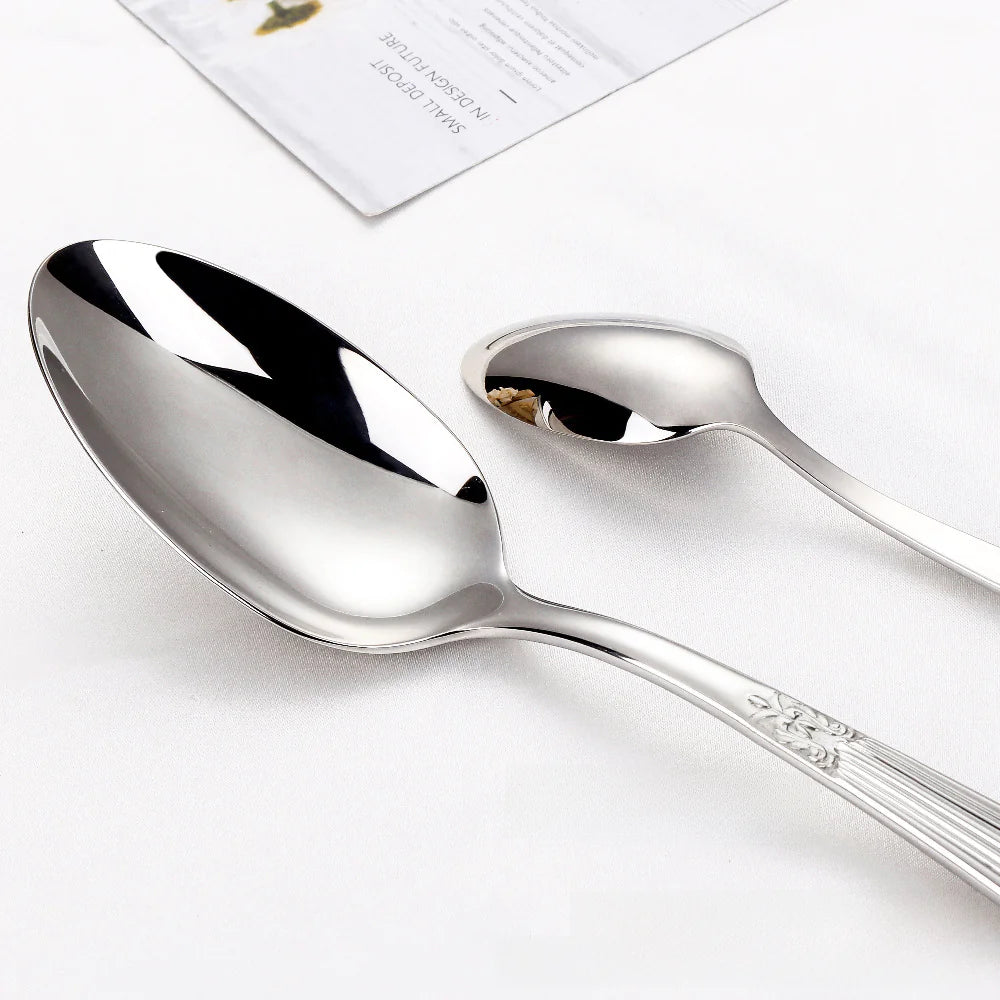 304 Stainless Steel Western Steak Cutlery Set (3 Pieces)