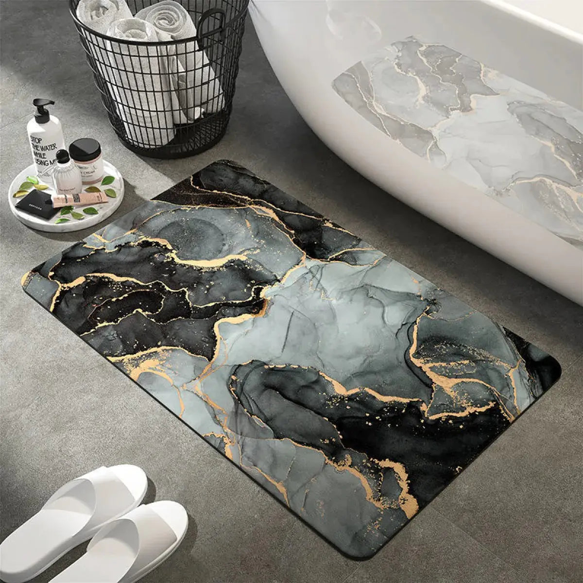 Diatom Ooze Bathroom Absorbent Non-slip Floor Mat