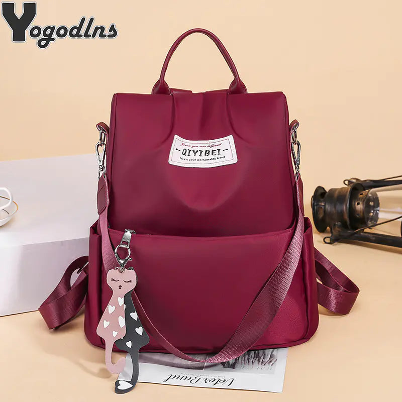 High-Quality Waterproof Oxford Women's Travel Backpack