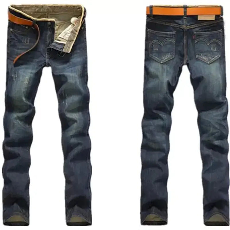 Men's Retro Straight-Leg Pants