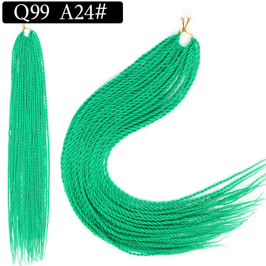 African Twist Braid Synthetic Hair Wig for Wholesale