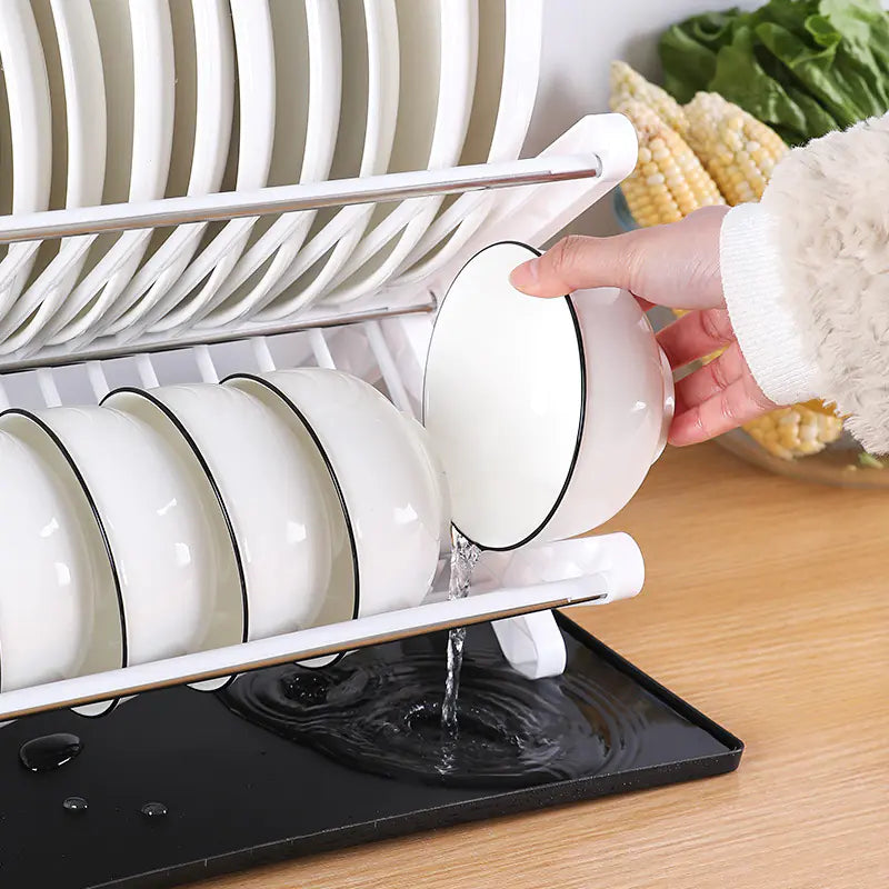 New Folding Kitchen Draining Rack for Utensil Storage