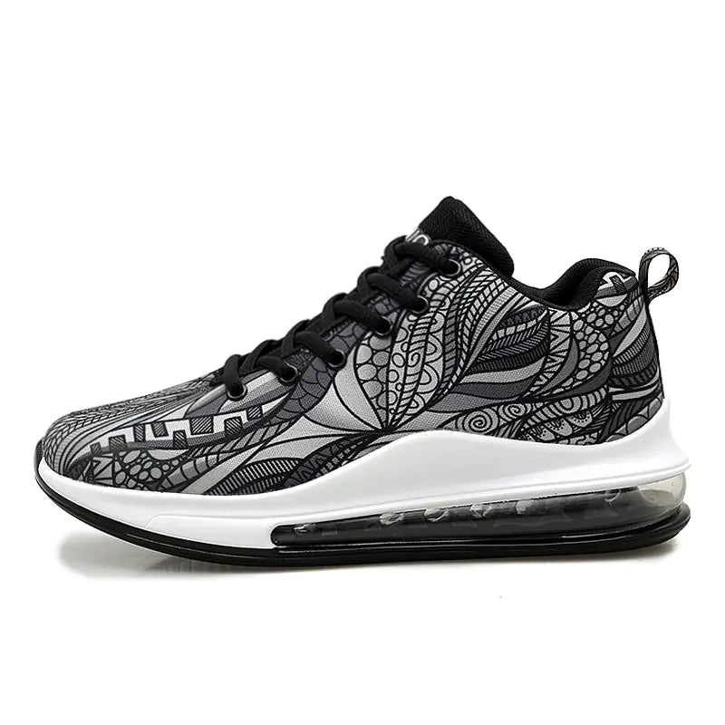 Colorful Low-Top Basketball Sneakers with Air Cushion