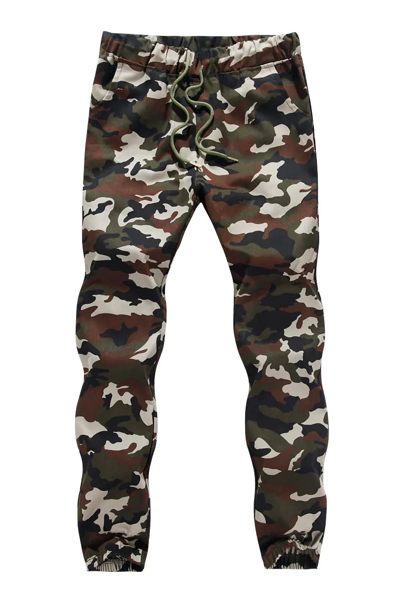 Men's Casual Camouflage Pants in Large Size