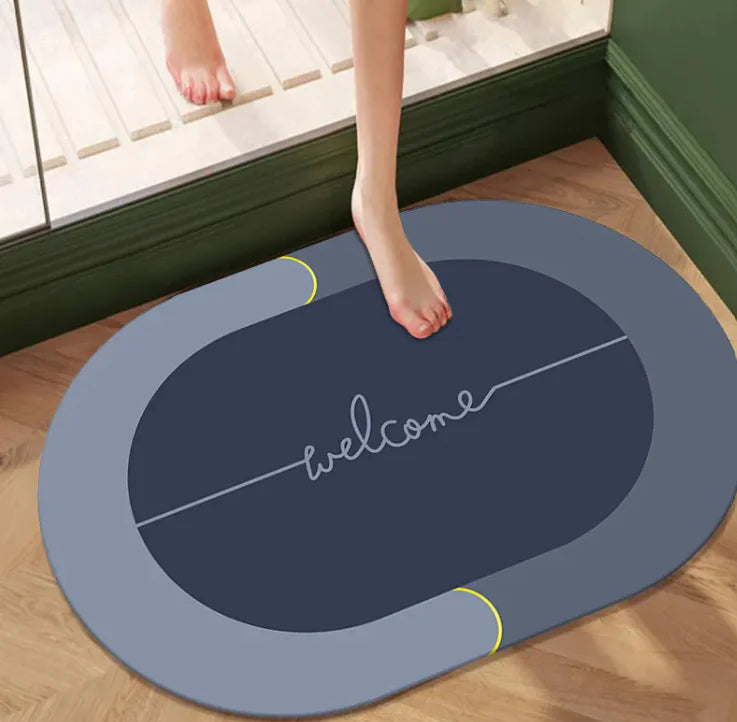 Absorbent Diatom Ooze Bath Mat