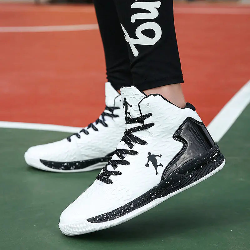 High-Top Basketball Shoes for Couples - Durable & Breathable