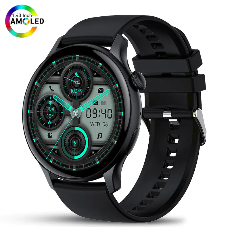 HK85 Smartwatch with AMOLED 1.43" Screen and Bluetooth