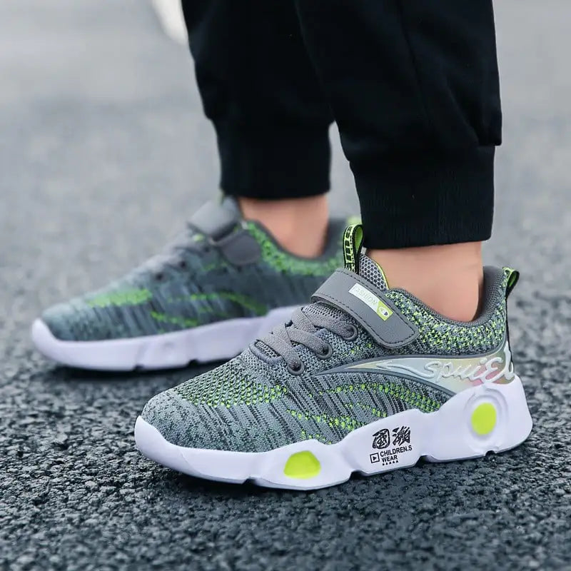 Men's Flying Knitted Sneakers for Kids