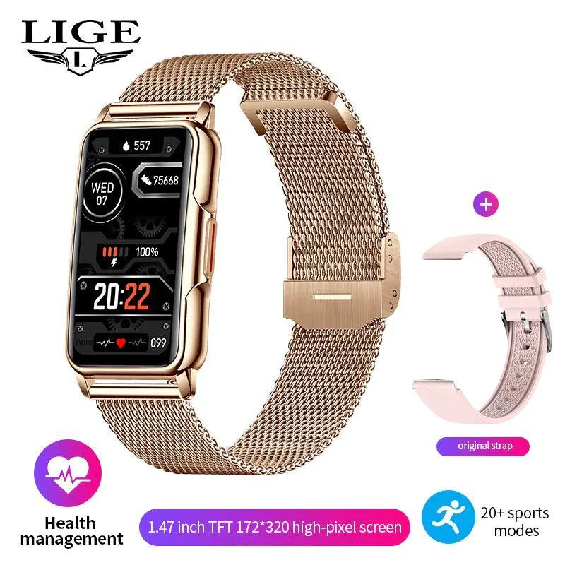 LIGE Smart Sports Watch with Multi-Function Features