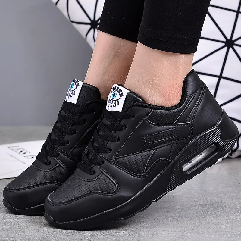 Women's Air Cushion Sneakers - Korean Style Casual Shoes