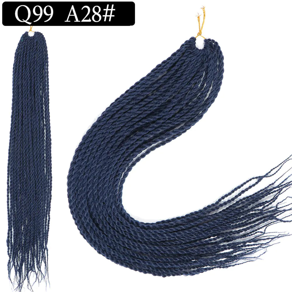 African Twist Braid Synthetic Hair Wig for Wholesale