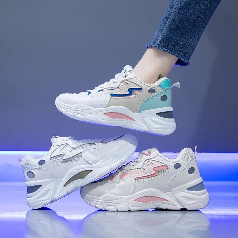 Fashionable Women's Mesh Sports Shoes - Autumn Style