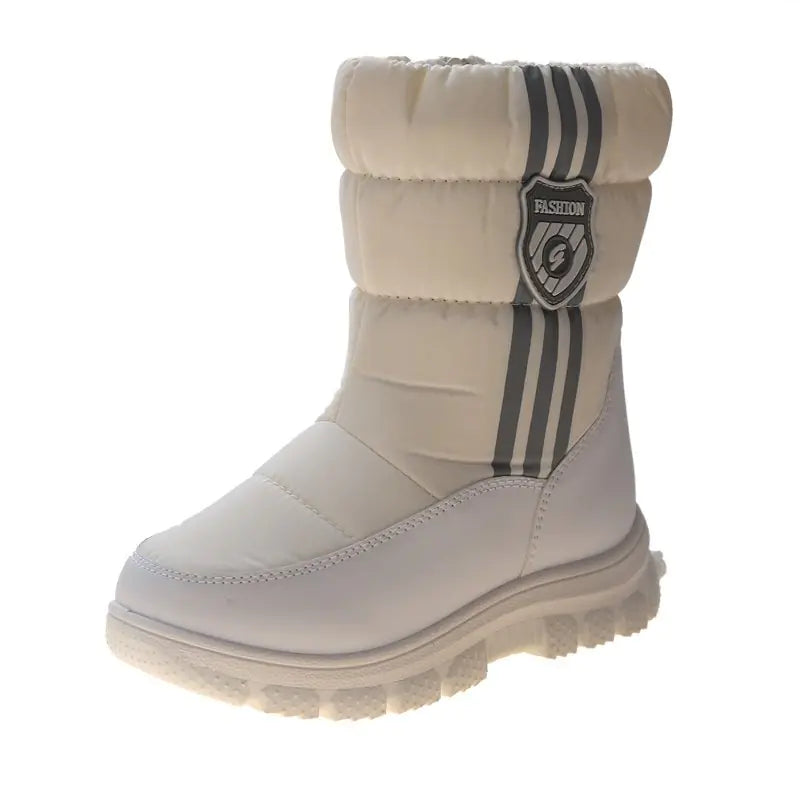 Boys Plus Fleece Warm Cotton Boots