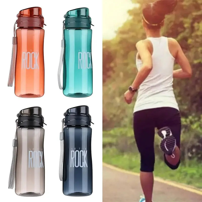 550ML Sports Water Bottle - Portable Plastic Cup