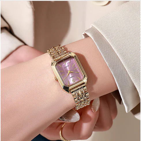 Women's Square Steel Strap Watch