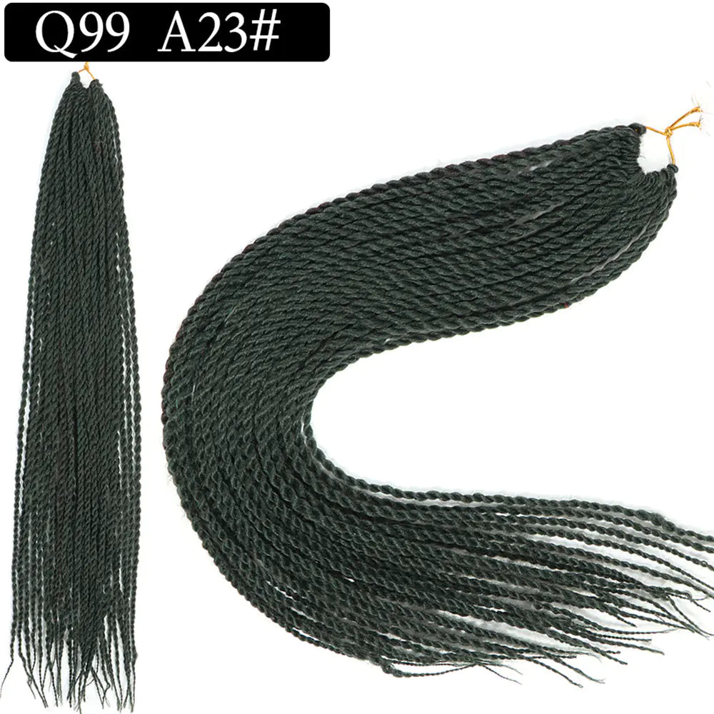 African Twist Braid Synthetic Hair Wig for Wholesale