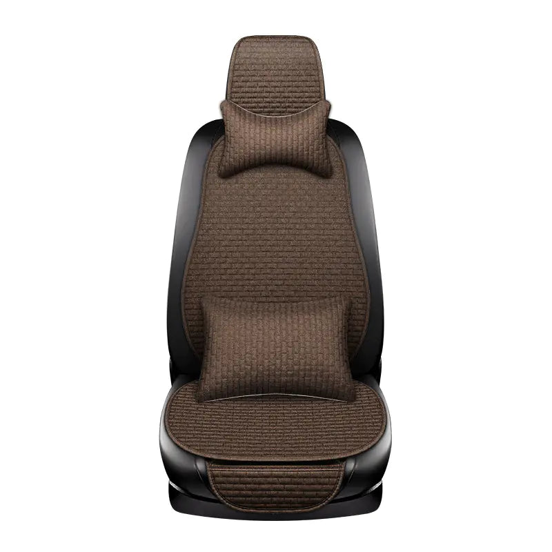 Summer Linen Comfortable Car Seat Cushion Set (3 pcs)