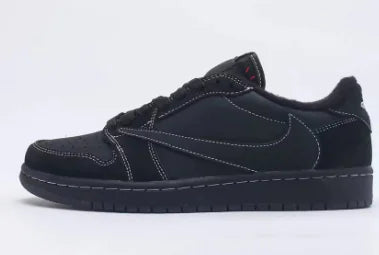 AJ1 Low Sneakers with White Blue Lightning Design