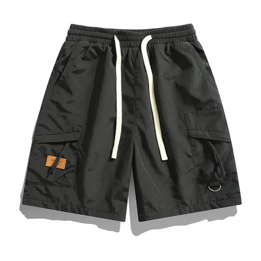 Men's Summer Ice Silk Quick Dry Cargo Shorts (One Piece)