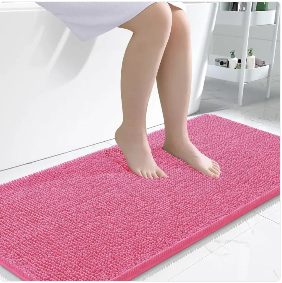 Long Chenille Absorbent Non-Slip Floor Mat