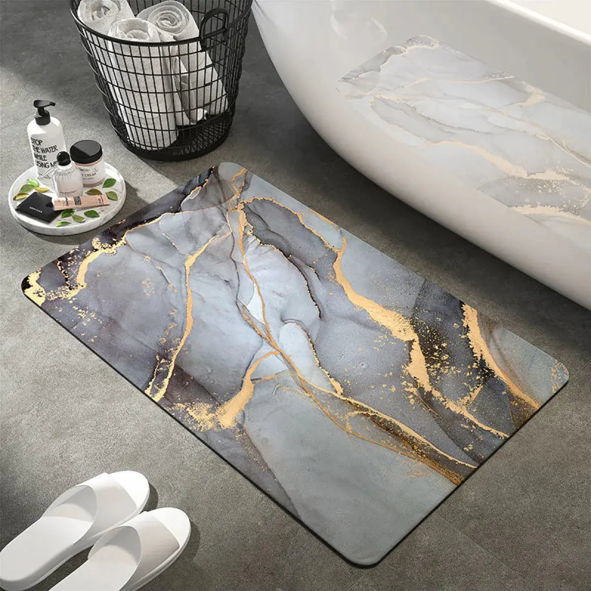 Diatom Ooze Bathroom Absorbent Non-slip Floor Mat