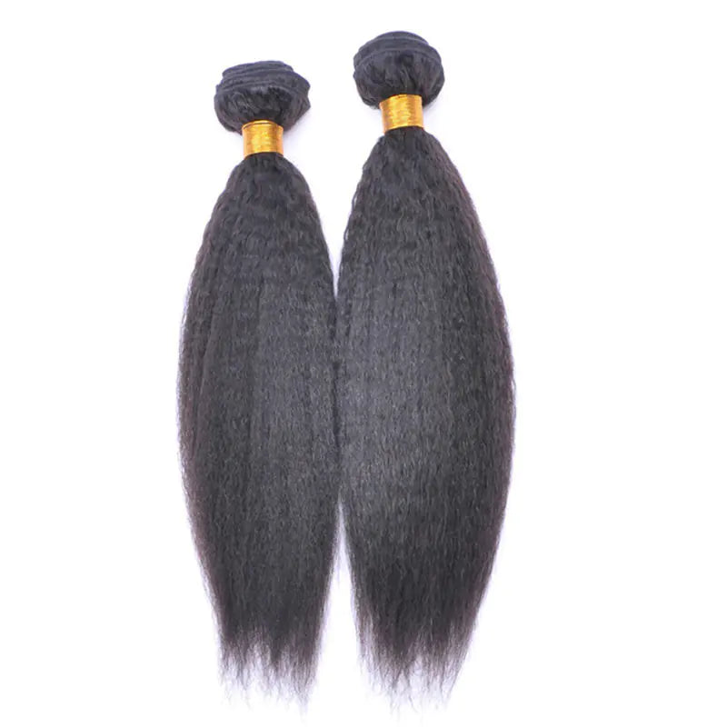 Kinky Straight Real Hair Extensions