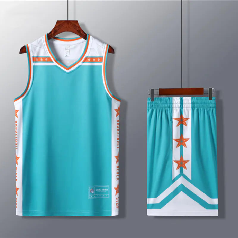 Breathable Sleeveless Basketball Clothing Set for All