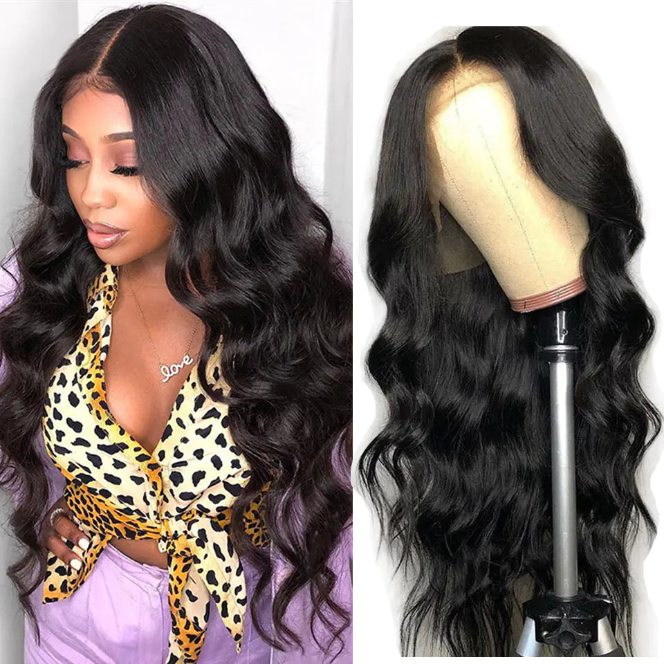 Chemical Fiber Long Curly Black Hair Wig