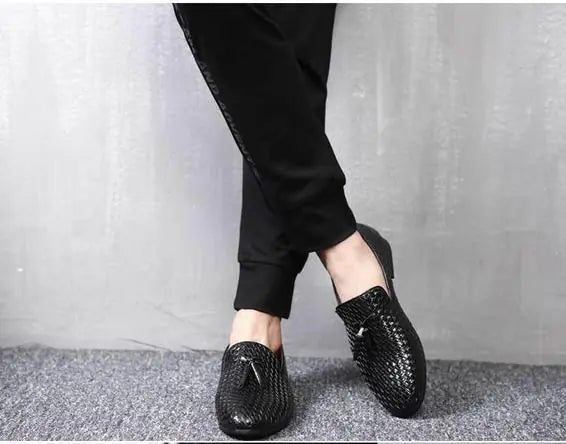 Tassel Leather Shoes for Men - British Style