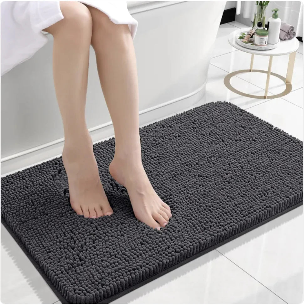 Long Chenille Absorbent Non-Slip Floor Mat