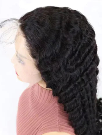 Deep Wave Lace Front Wig - Human Hair Quality