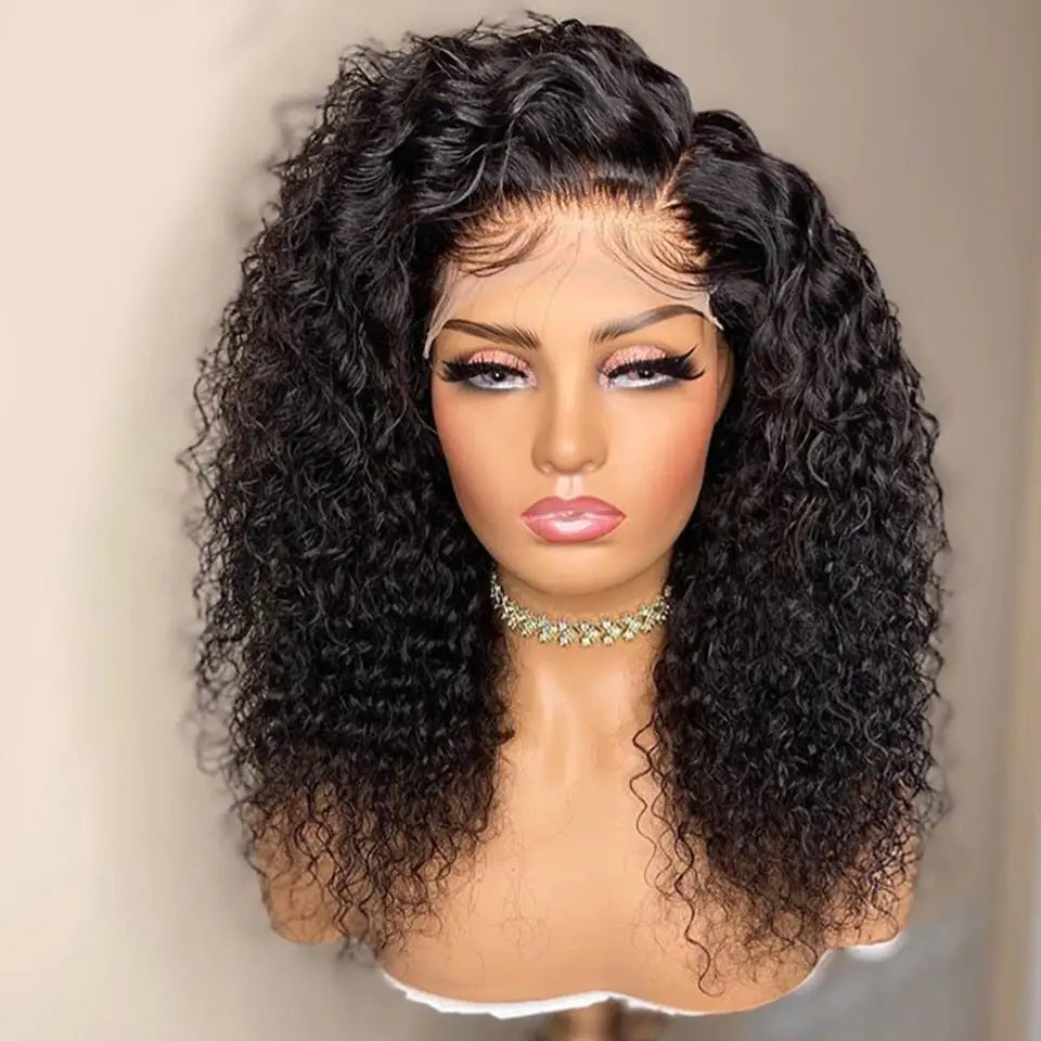 European American Wig for African Roll Hairstyles