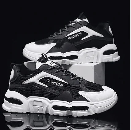 2020 Men's Trendy Casual Leather Sneakers with Laces